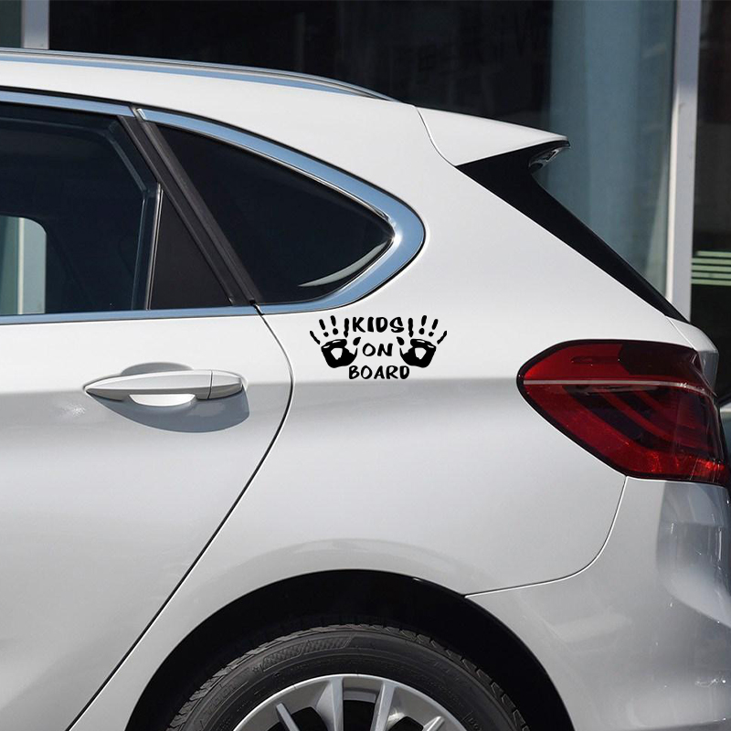 3D Car Sticker KIDS ON BOARD C - Motorcycle Gear Hub ulasan dan harga