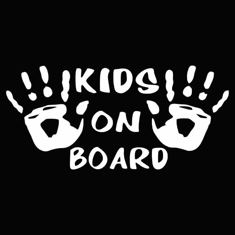 3D Car Sticker KIDS ON BOARD C - Motorcycle Gear Hub ulasan dan harga