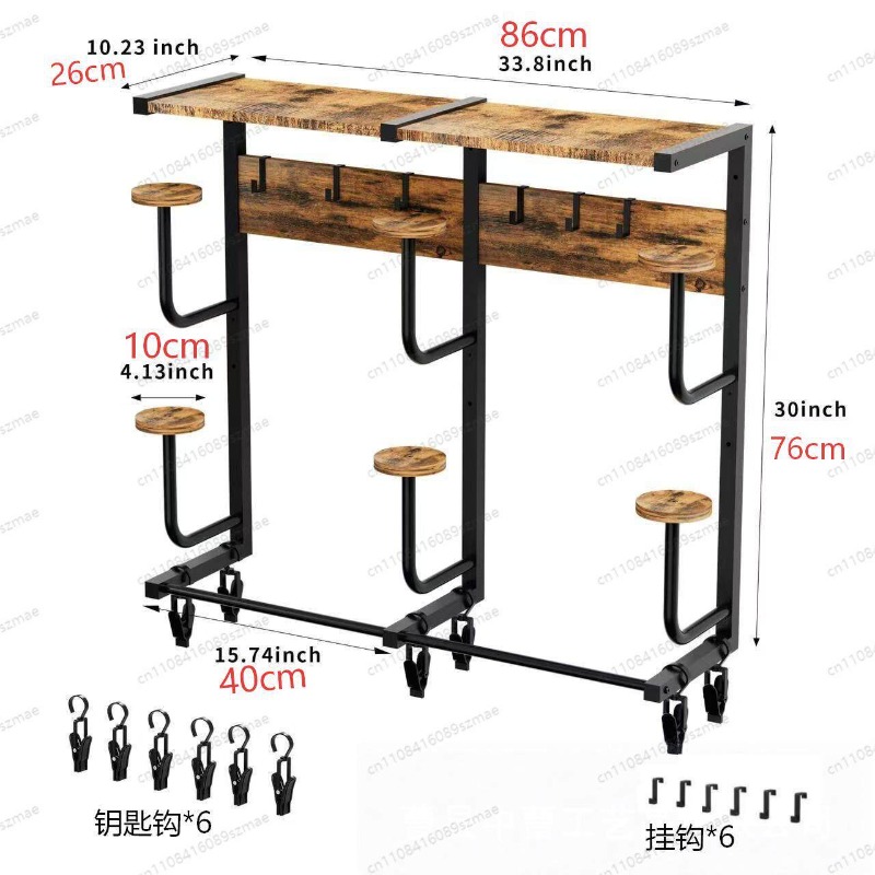 Wall-mounted helmet rack, mult - Motorcycle Gear Rack ulasan dan harga