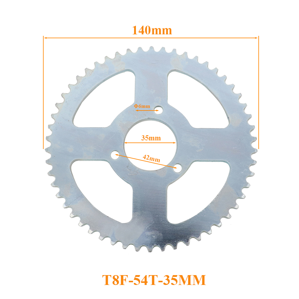 Motorcycle T8F 54T 35mm Rear C - Motorcycle Gear Tidy ulasan dan harga