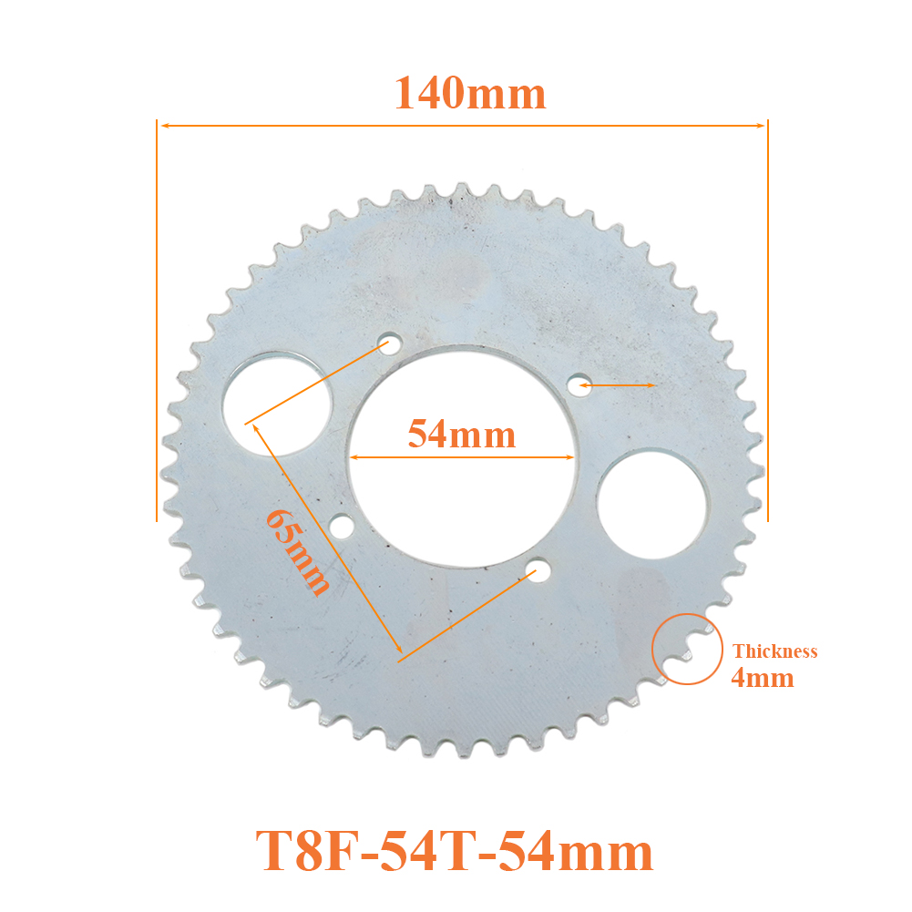 T8F 54T Chain Plate 54mm 54 To - Motorcycle Gear Rack ulasan dan harga