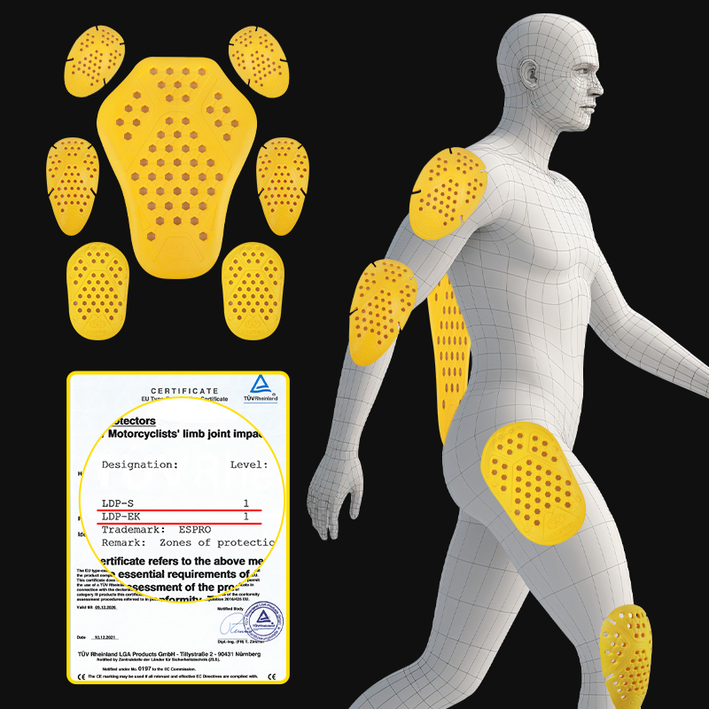 CE-Level 1 Comfortable Motorcy - Motorcycle Gear Protection Levels ulasan dan harga