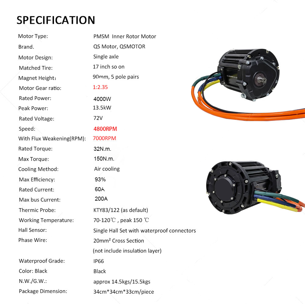 QS 90H 138 4000W V3 Mid Drive  - Motorcycle Gear Tidy ulasan dan harga