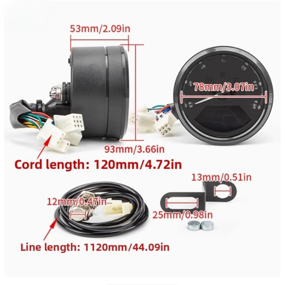 Universal Motorcycle Meter Spe - Motorcycle Gear Honda ulasan dan harga